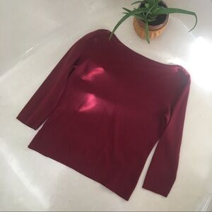 Loft maroon sweater